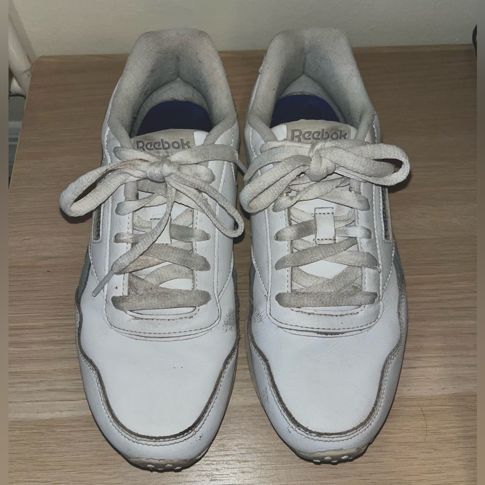 Reebok Women’s White and Gray Sneakers